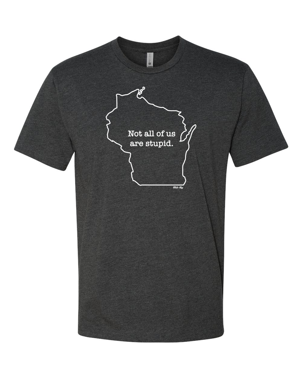 "Not All of Us are Stupid" Humorous Wisconsin State Pride Tee
