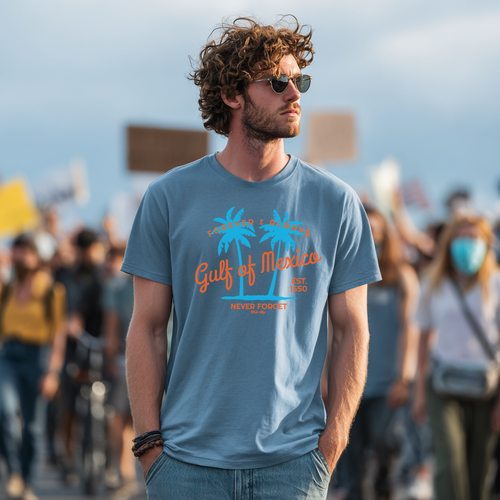 “Gulf of Mexico Forever and Always” Florida T-Shirt - Gulf Coast Pride Tee