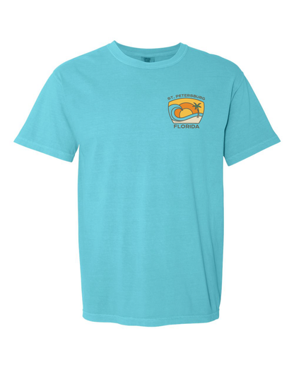 St. Pete Wave - St. Petersburg Florida Beach Tee