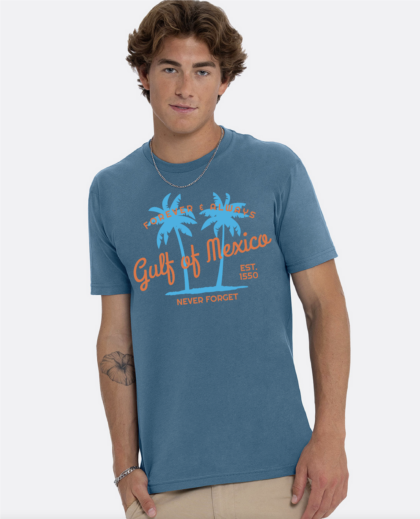 “Gulf of Mexico Forever and Always” Florida T-Shirt - Gulf Coast Pride Tee